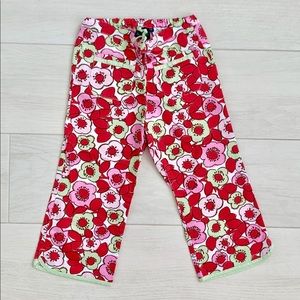 Mini Boden Floral Capris Pants. Size 7-8